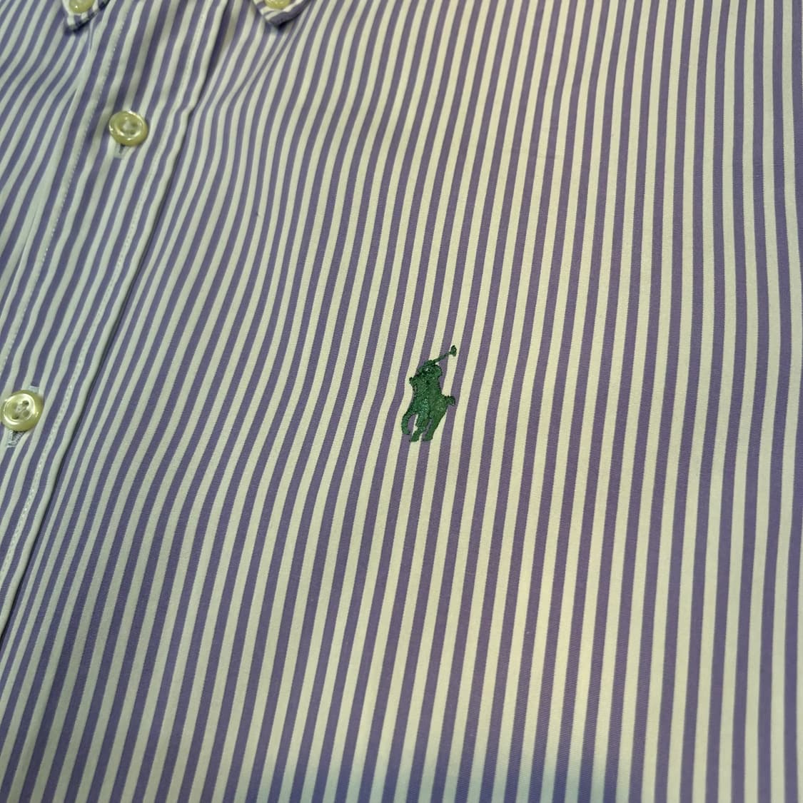 L) 폴로 랄프로렌 클래식 퍼플 스트라이프 포플린 셔츠 T85 상품이미지4