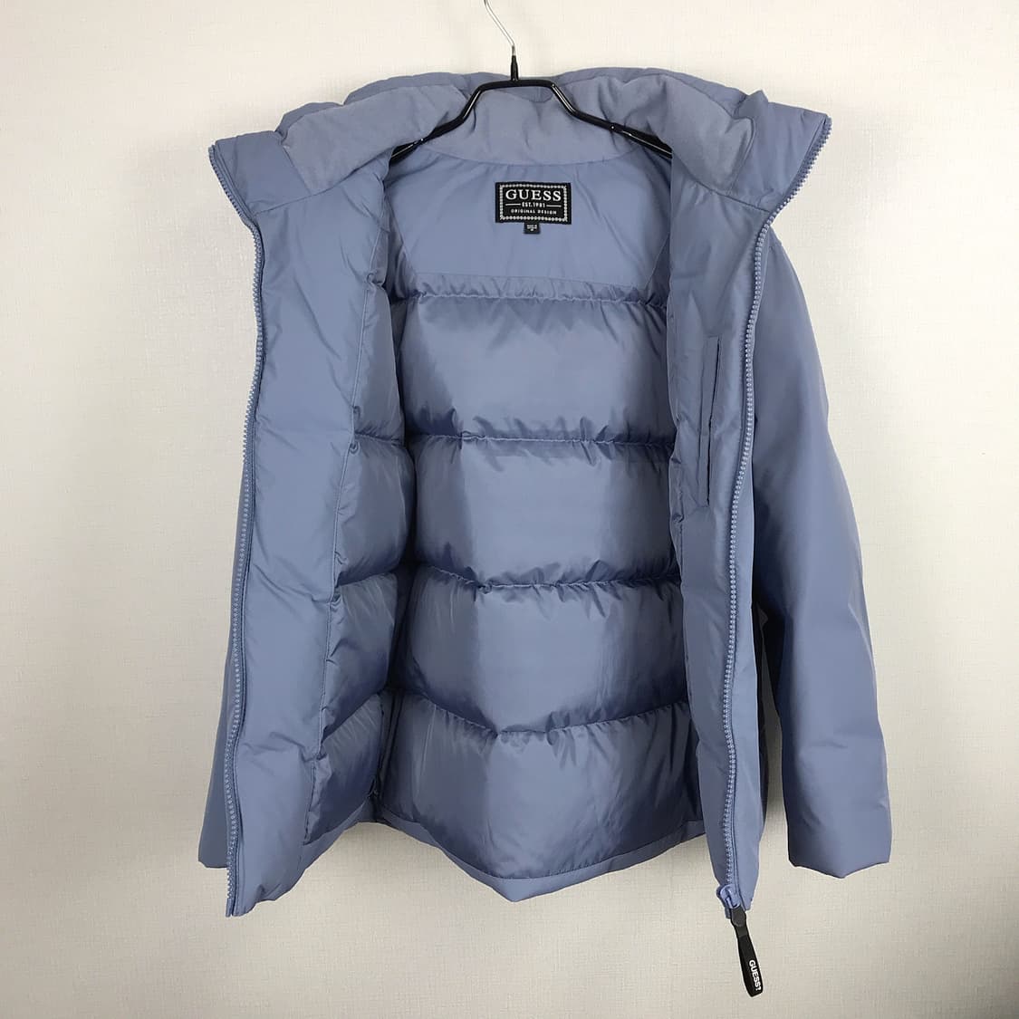 게스 GUESS 후드 숏패딩 다운 점퍼 M 상품이미지7