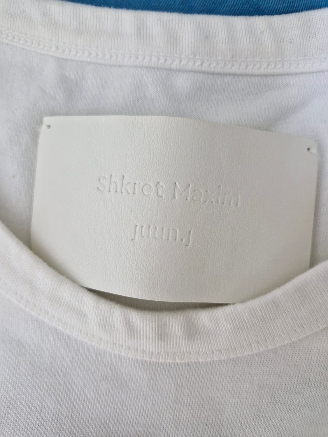 JUUN.J 준지x슈크렛막심 오버핏 반팔티셔츠[48] 상품이미지5