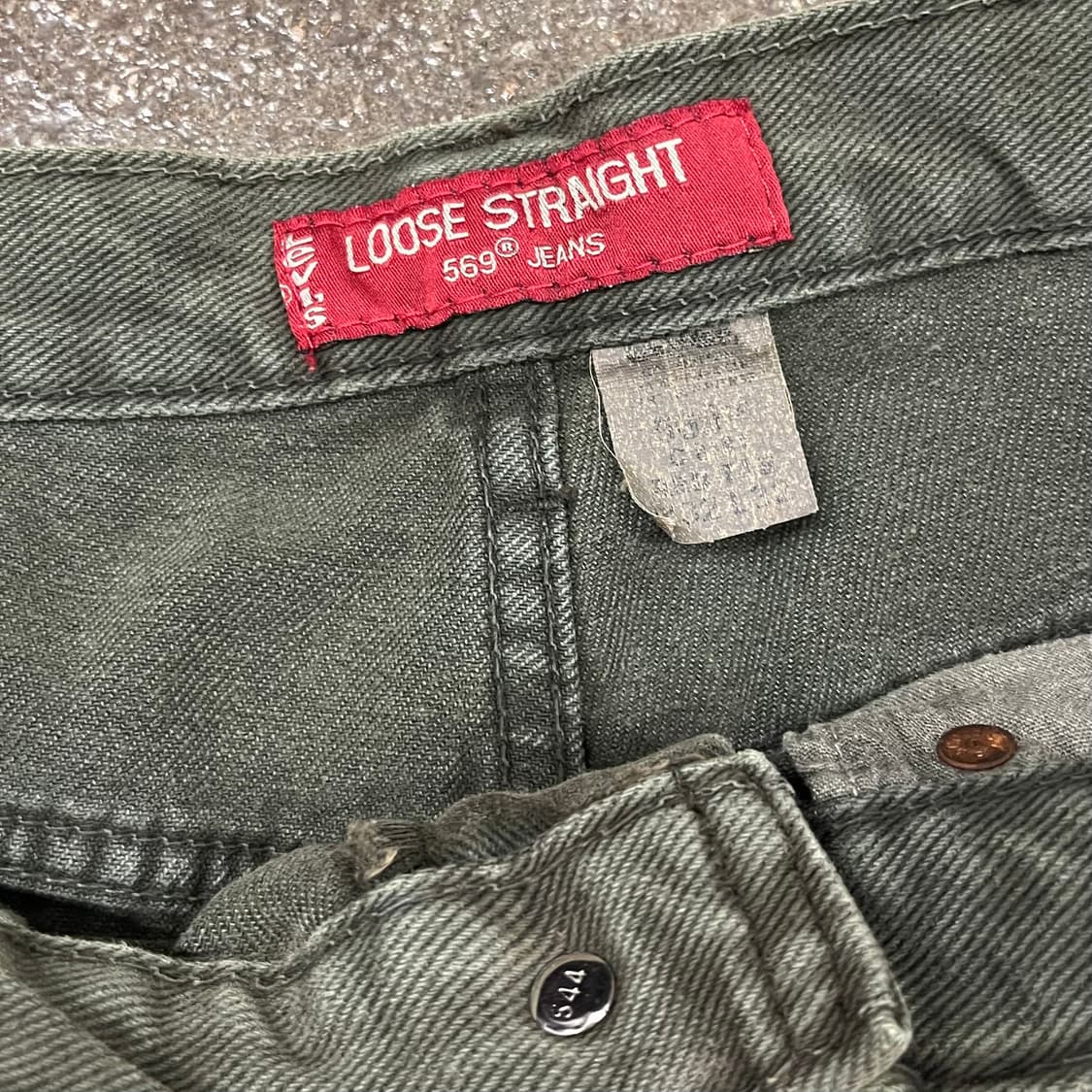 90s 리바이스569 카키 (31“) 상품이미지6