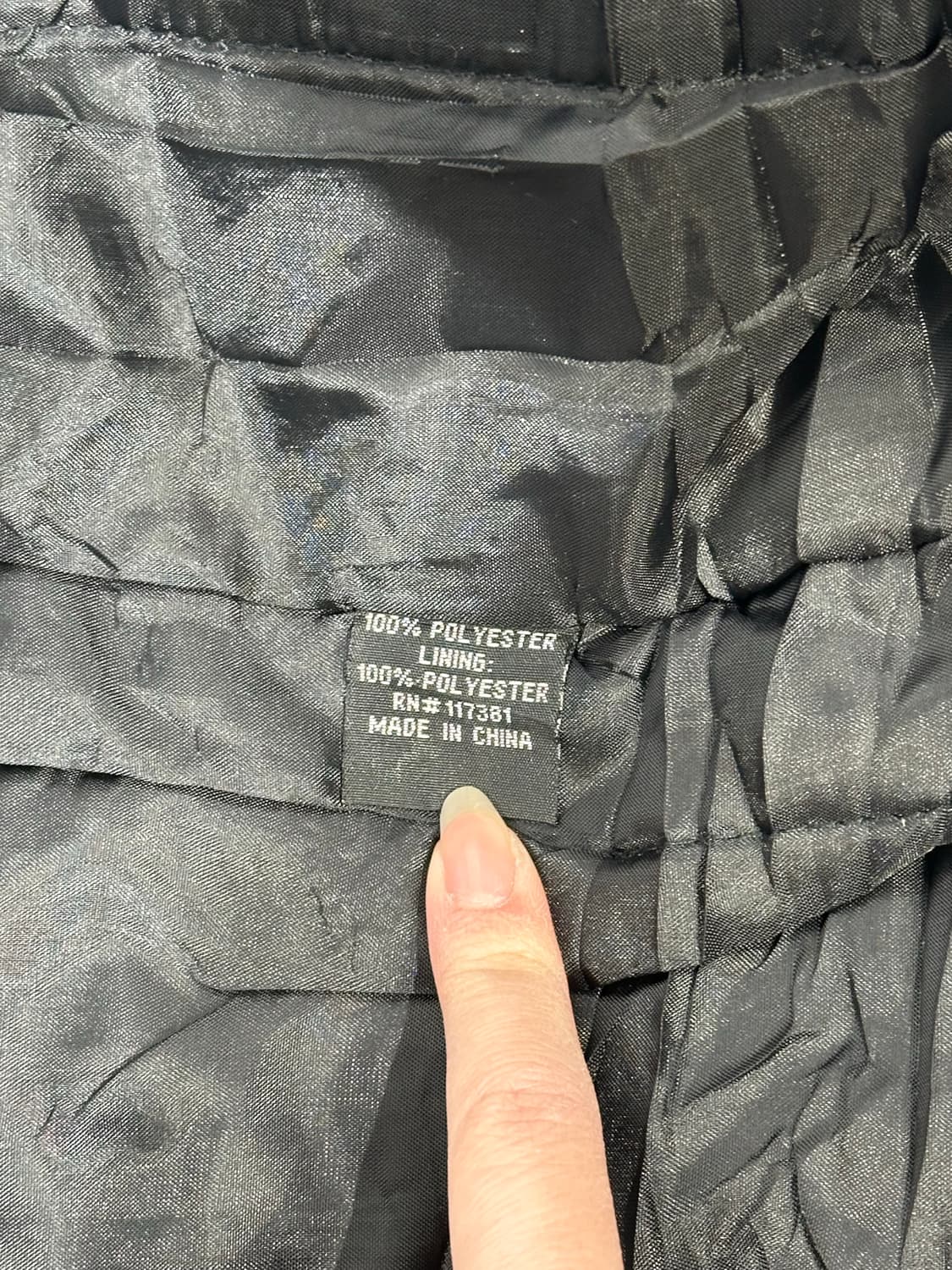 일본 빈티지 블랙 점퍼 빅 로고 자켓 XL 상품이미지8