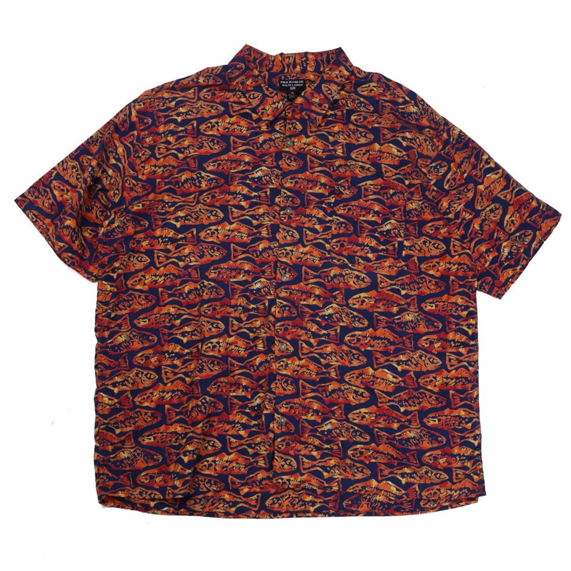90’s USA Polo Jeans  Pattern Half Shirt  상품이미지1