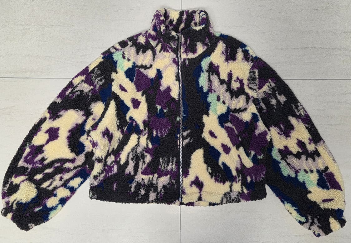 이자벨마랑 멕켄지 뽀글이 숏 스트링 코트 - 퍼플36사이즈 상품이미지1