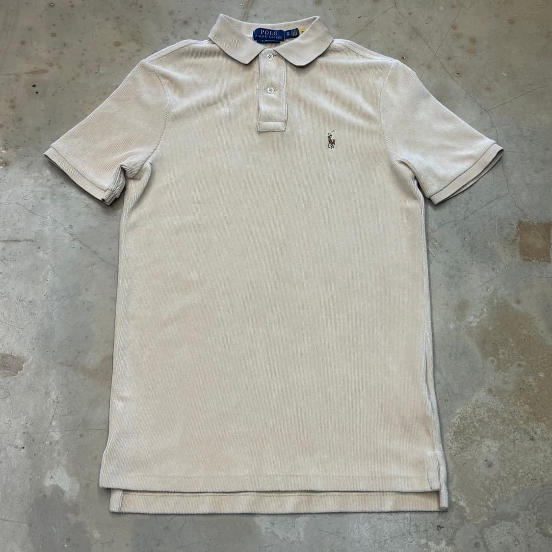XS 폴로랄프로렌 코듀로이 베이지 카라티셔츠 상품이미지2