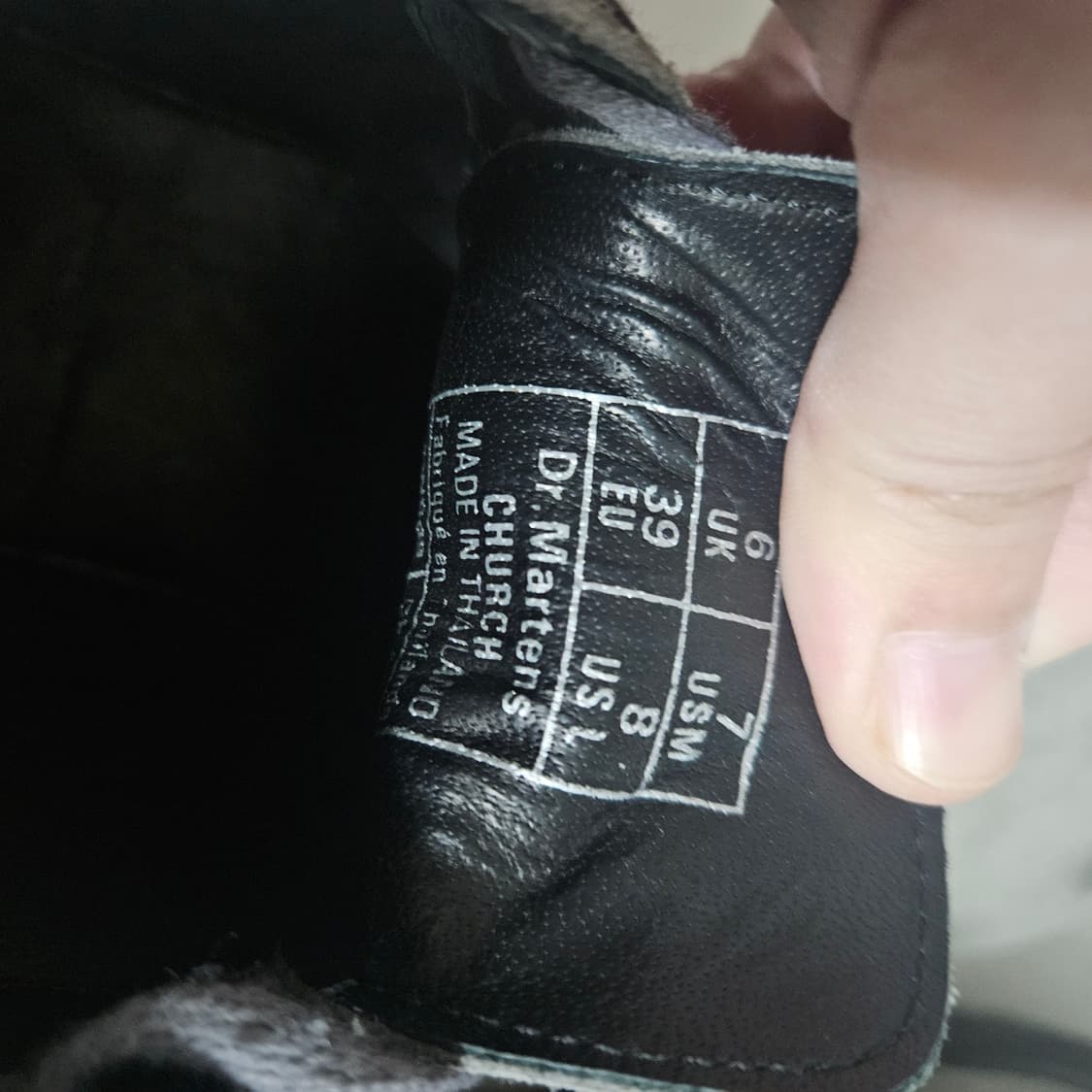 닥터마틴 워커 (처치 스웨이드 그레이 UK6) 상품이미지5