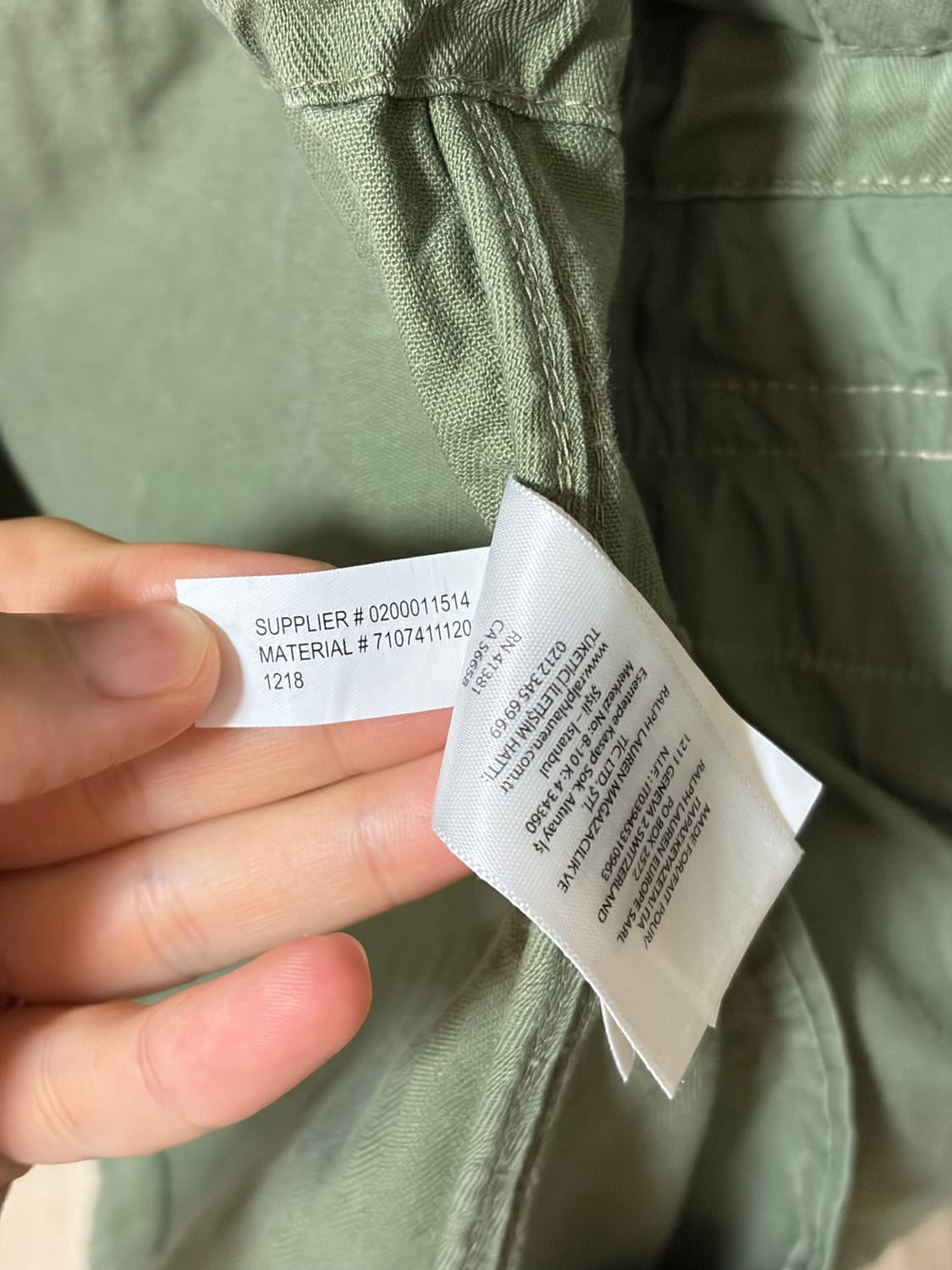 폴로 랄프로렌 올오버 피스 그래피티 M65 필드 자켓 상품이미지6