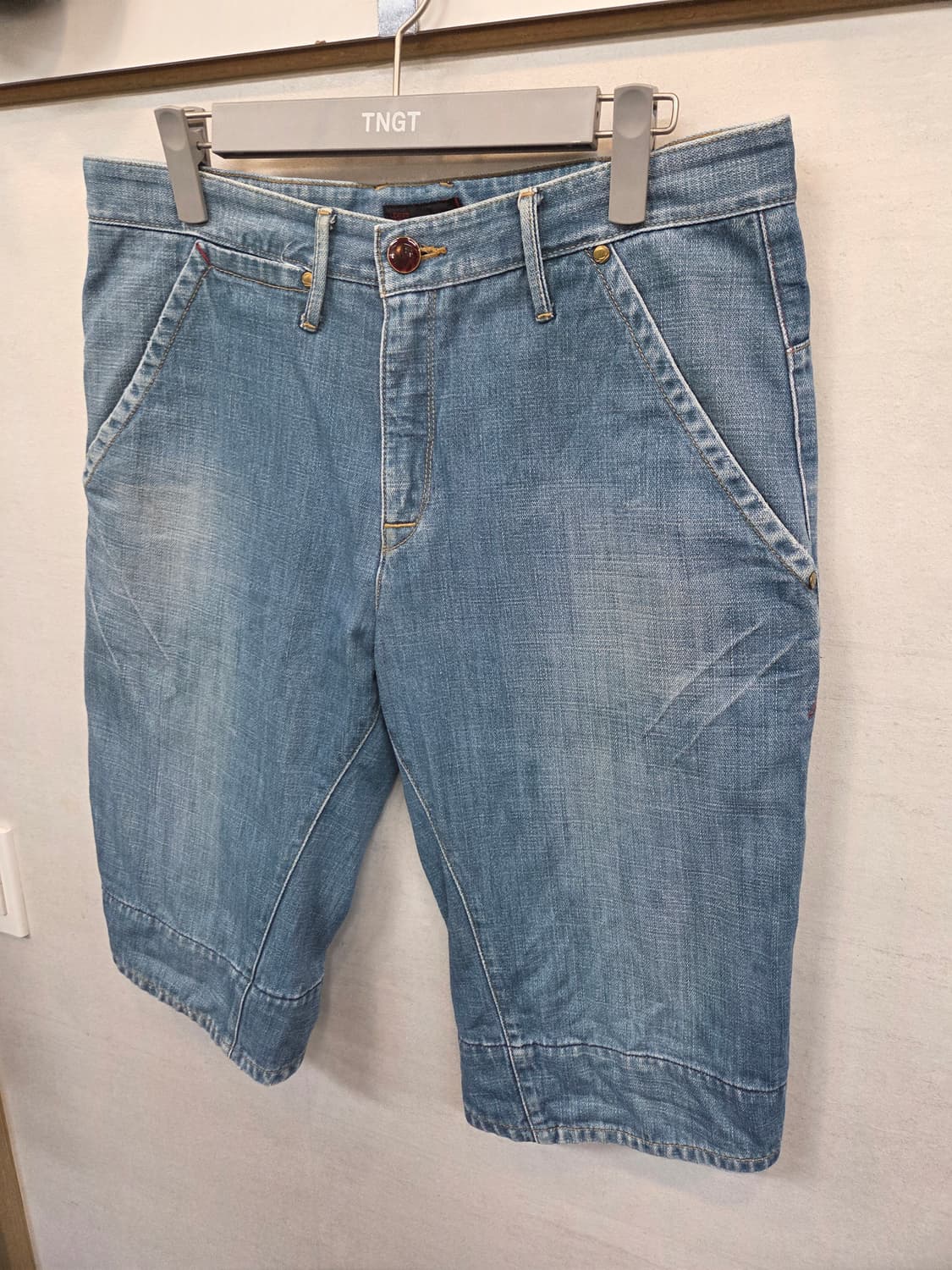 리바이스 빈티지 엔지니어드진 6부7부 데님 반바지 34 상품이미지5