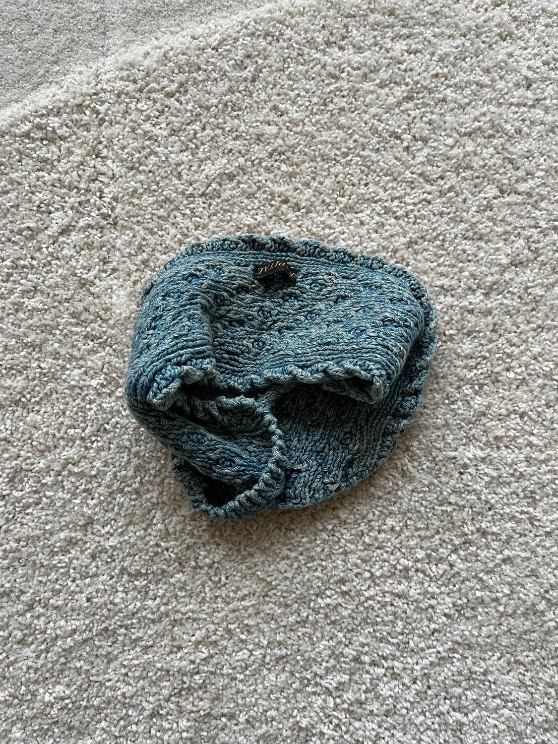 캐피탈 핸드니트 케이블 헤어밴드 인디고  상품이미지7