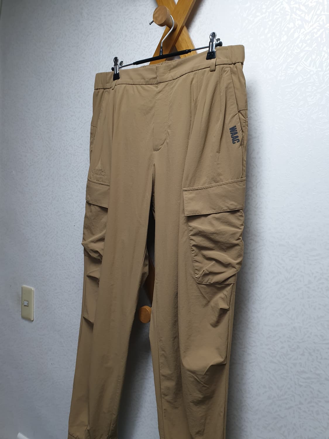 [남32~34/23년] 왁골프 스판 카고조거팬츠 카멜 상품이미지2