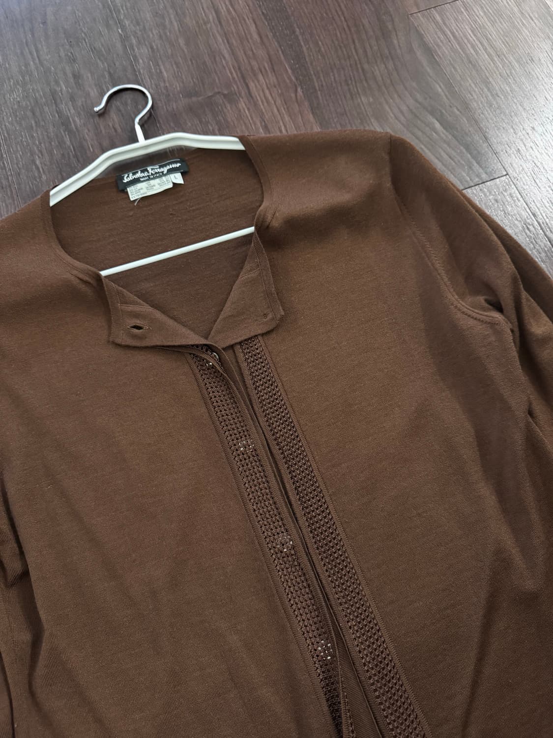 살바토레 페레가모 실크 가디건 상품이미지2