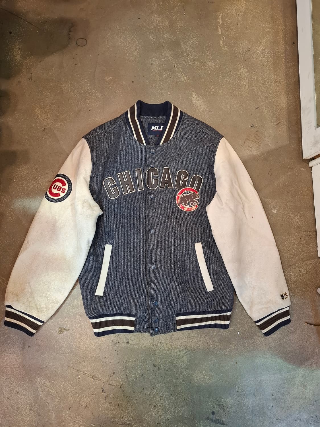 MLB 시카고 컵스 레더 바시티 상품이미지1