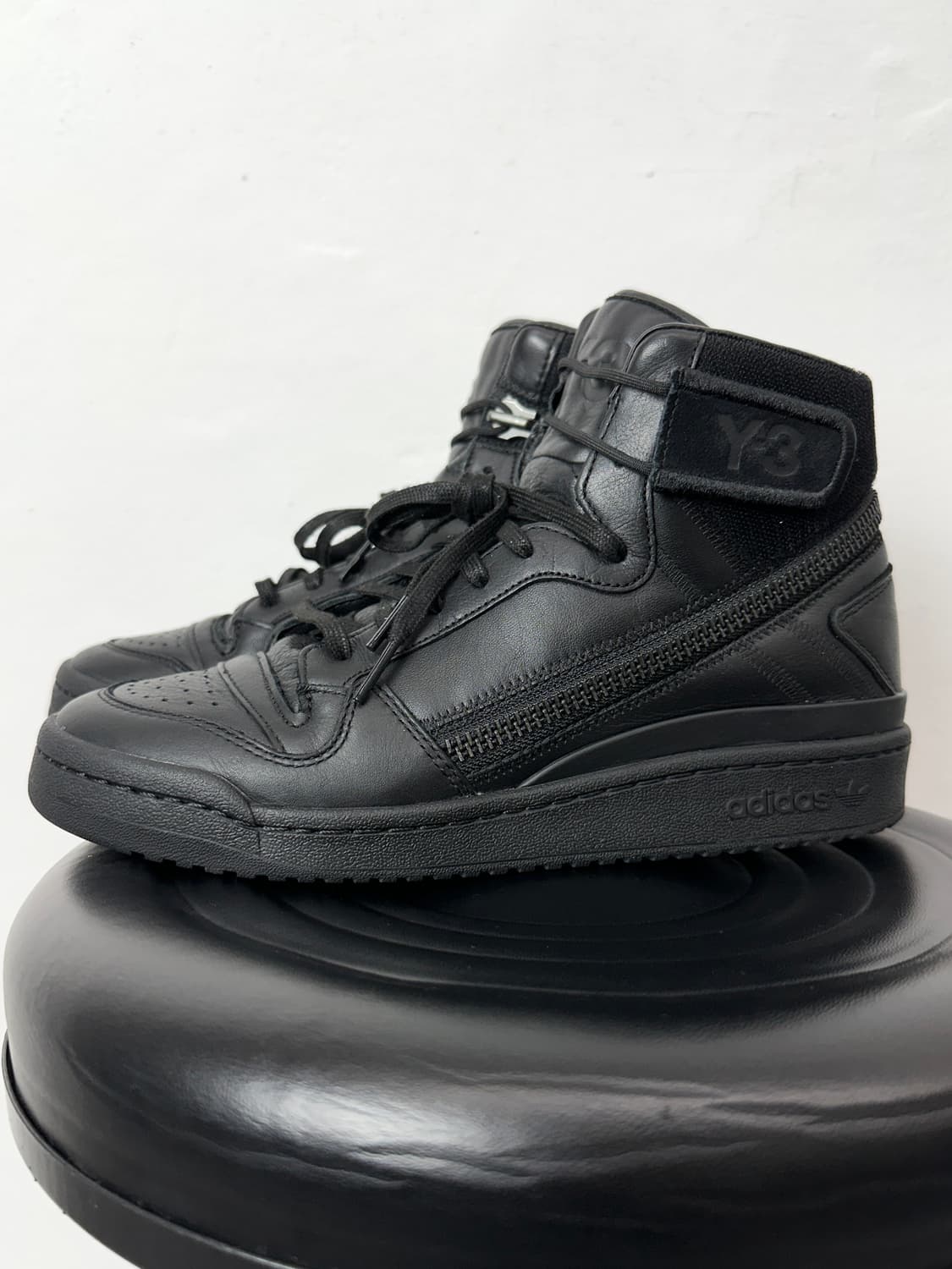 Y-3 Adidas Forum High Triple Black High  상품이미지6