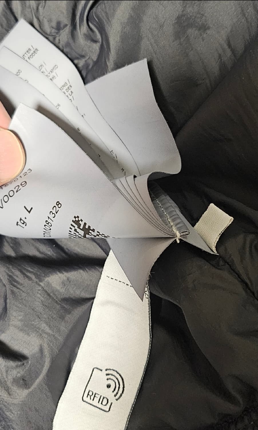 스톤아일랜드 24FW 가먼트다이 크링클랩스 롱패딩 L 블랙 상품이미지9