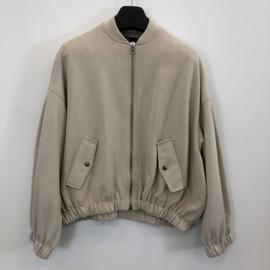 자라 에코스웨이드 블루종자켓 오버 S  상품이미지1