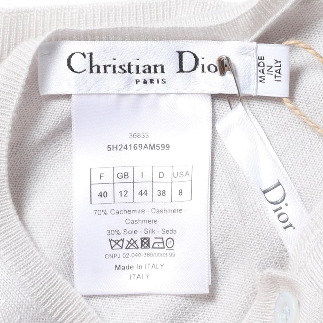 Christion Dior Silk Blended Cashmere Car 상품이미지7