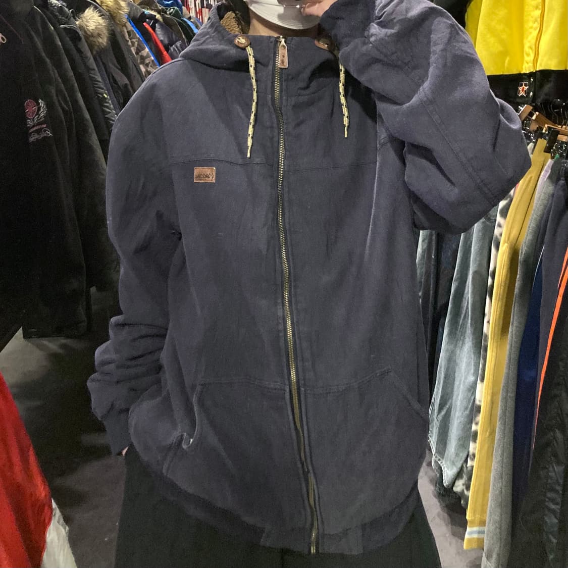 [IM] iriedaily 후드 자켓 네이비 상품이미지4