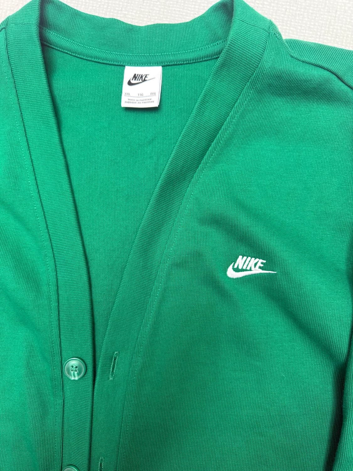 나이키 클럽 페어웨이 니트 가디건 xxl (한번착용) 상품이미지3