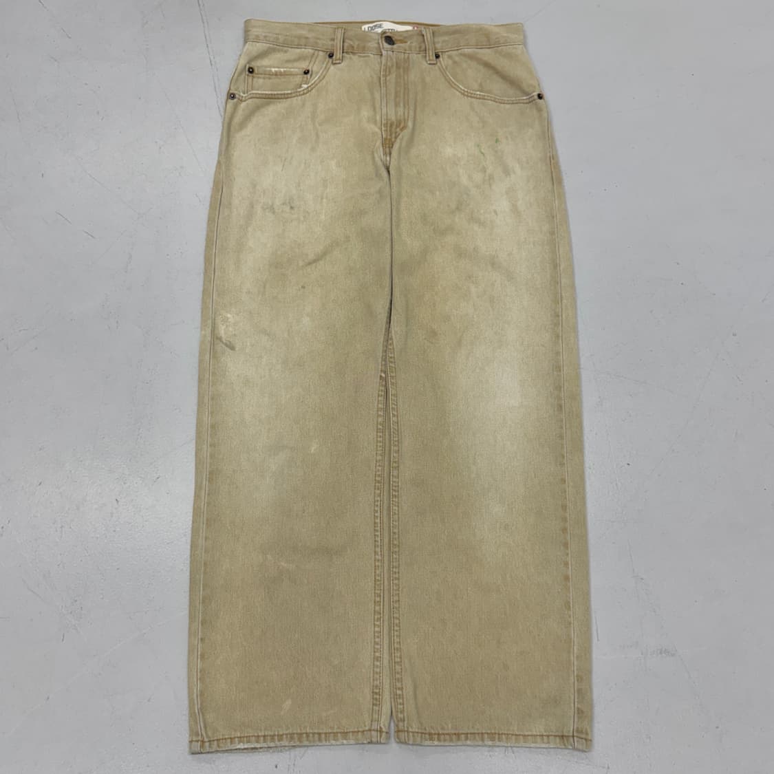 리바이스 00s 569 새깅 워싱 스케이터 와이드 데님팬츠 상품이미지2