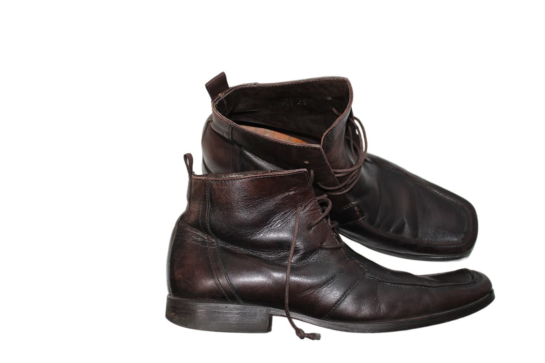 1990s BALENCIAGA 발렌시아가 카프레더 레이스업 부츠 상품이미지5