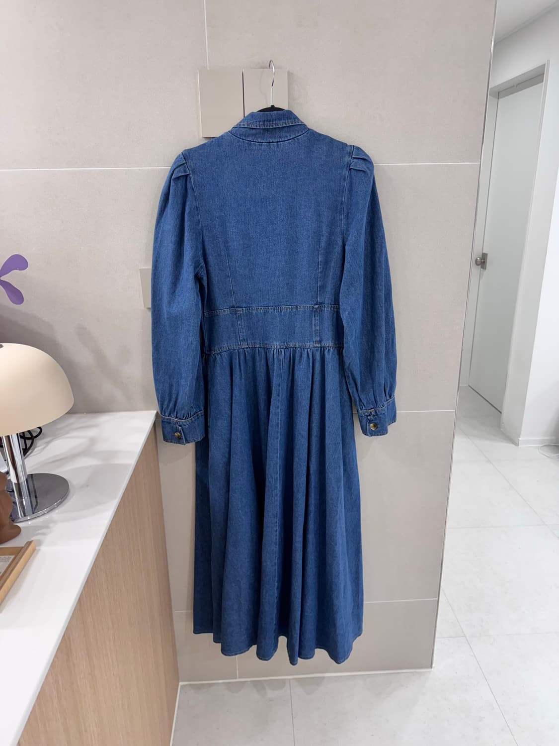 Usa 데님 롱원피스 상품이미지2