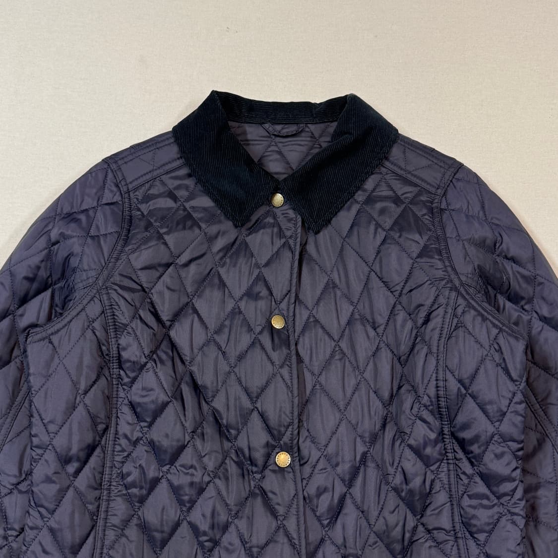 M) Barbour 바버 여성 클래식 퀼팅 자켓 네이비 상품이미지3