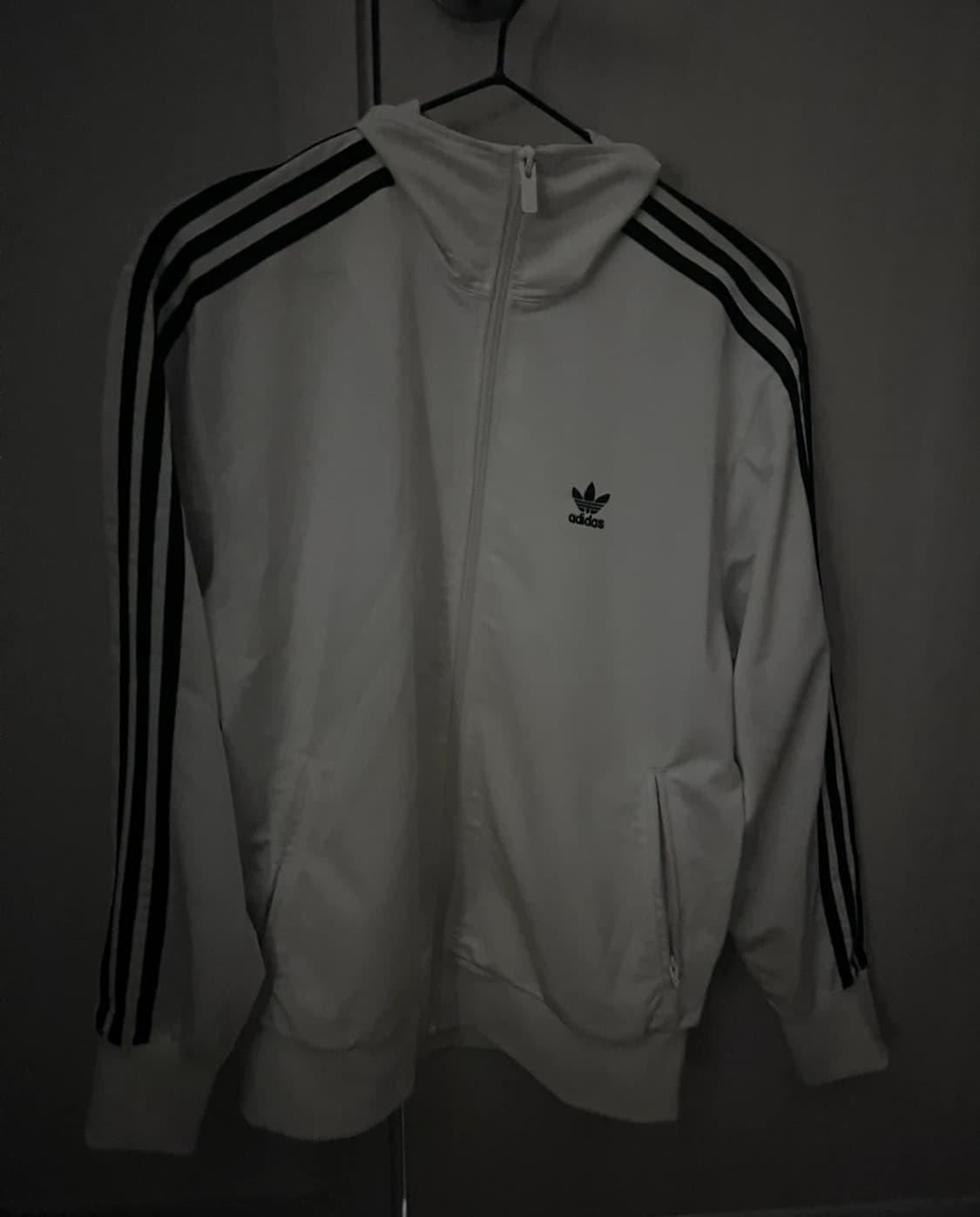 아디다스 3선 흰색 져지 트랙탑 상품이미지1