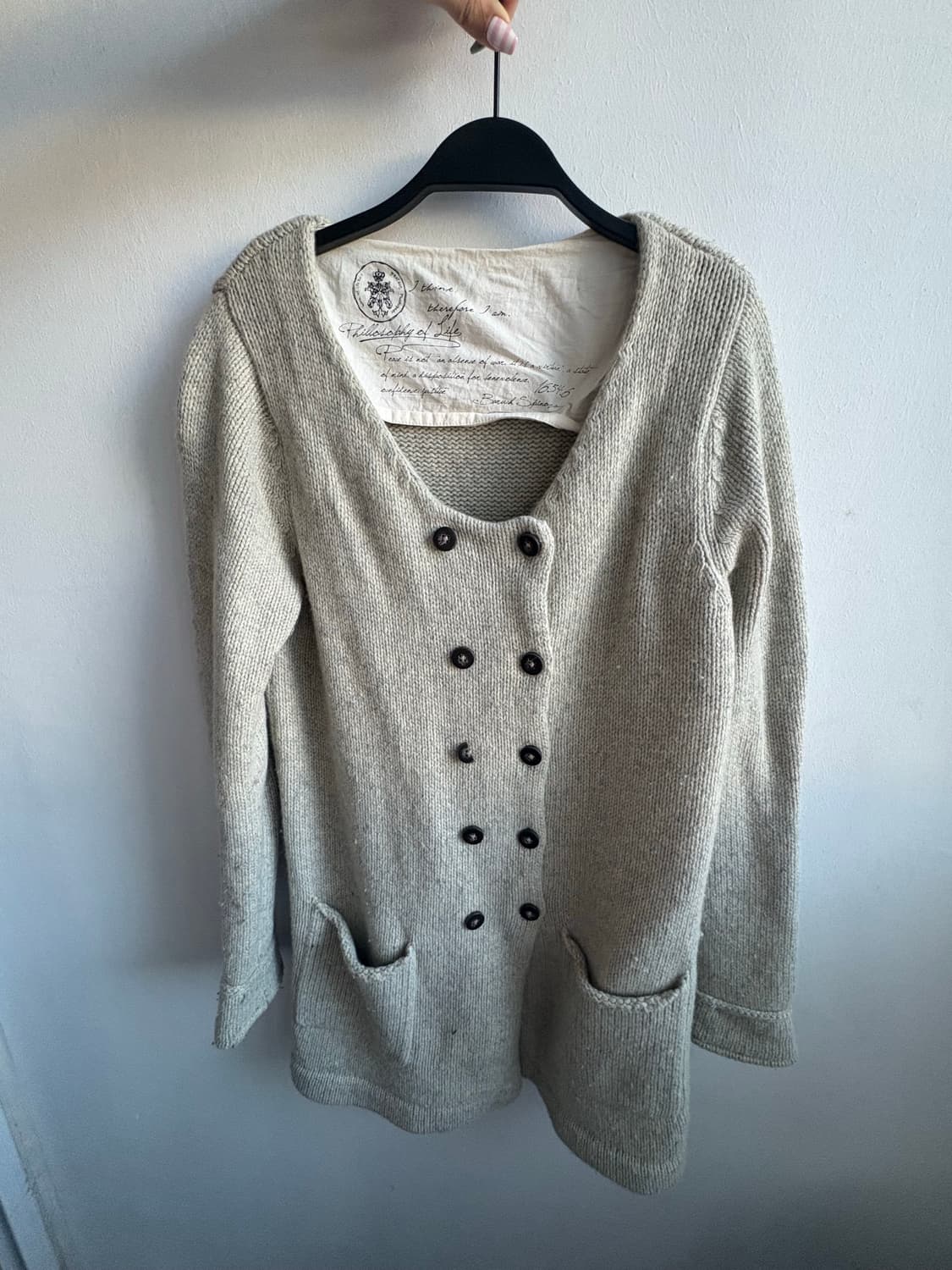 Japanese vintage 니트 가디건 상품이미지1