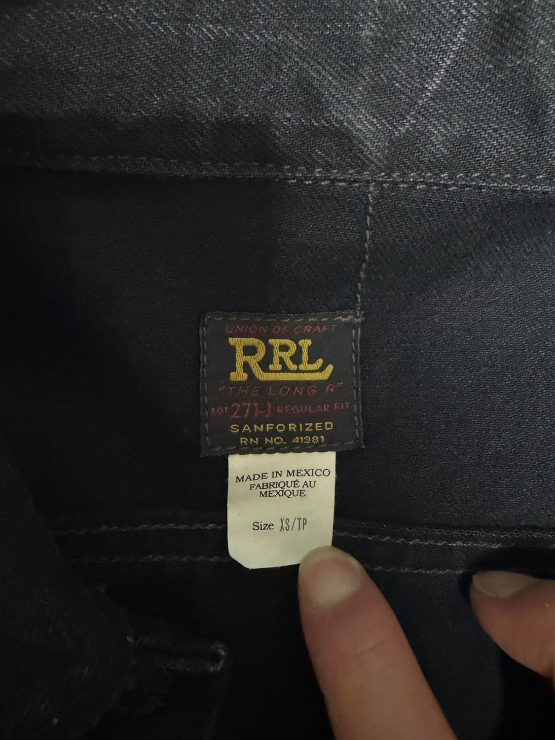 RRL lot 271 jacket black 상품이미지6