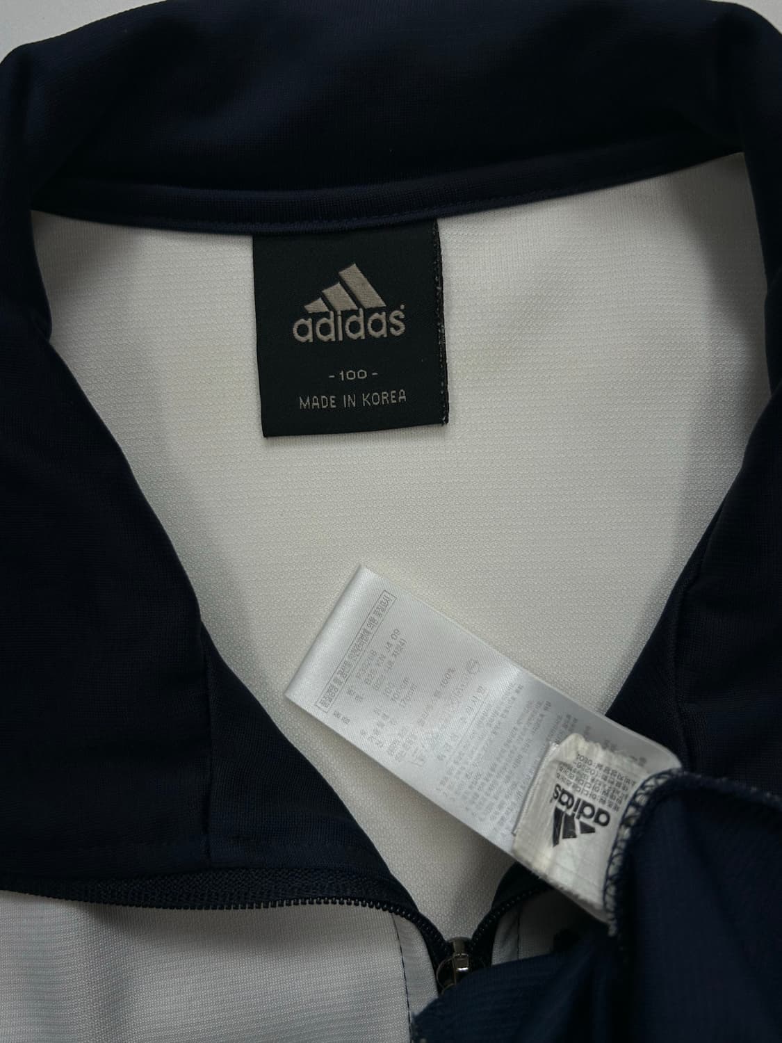 아디다스 올드스쿨 네이비 배색 트랙탑 져지 100 상품이미지5