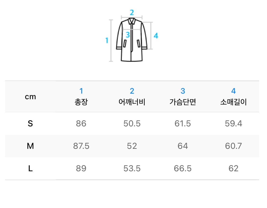 COOR 피코트 / 다크네이비 / M 상품이미지4