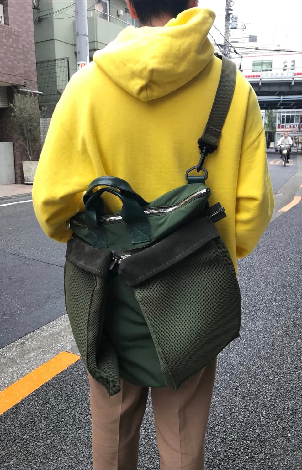 핸더스킴 헬멧백 카키 상품이미지6