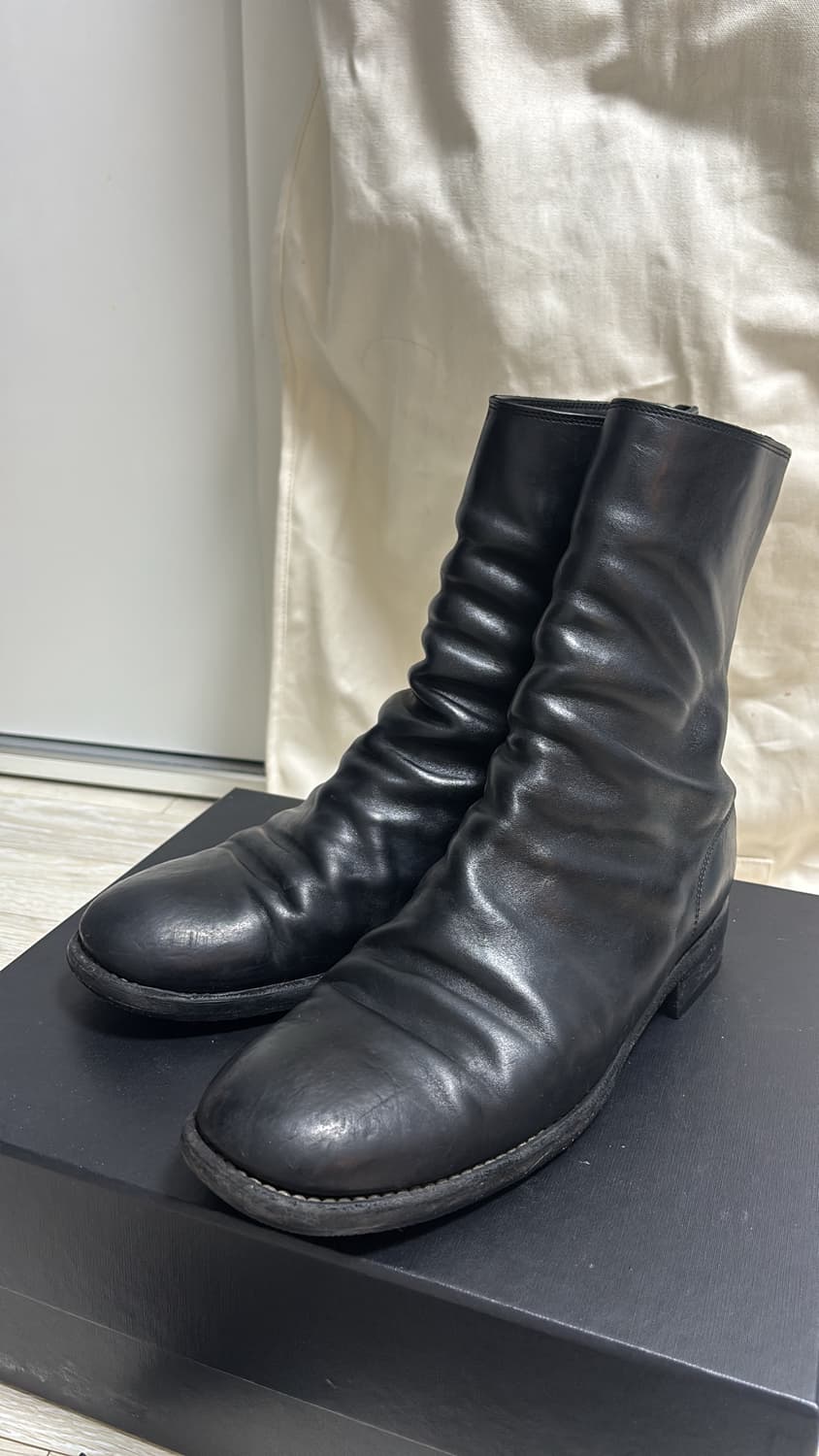 구이디 988 백지퍼 레더부츠 43사이즈 상품이미지1