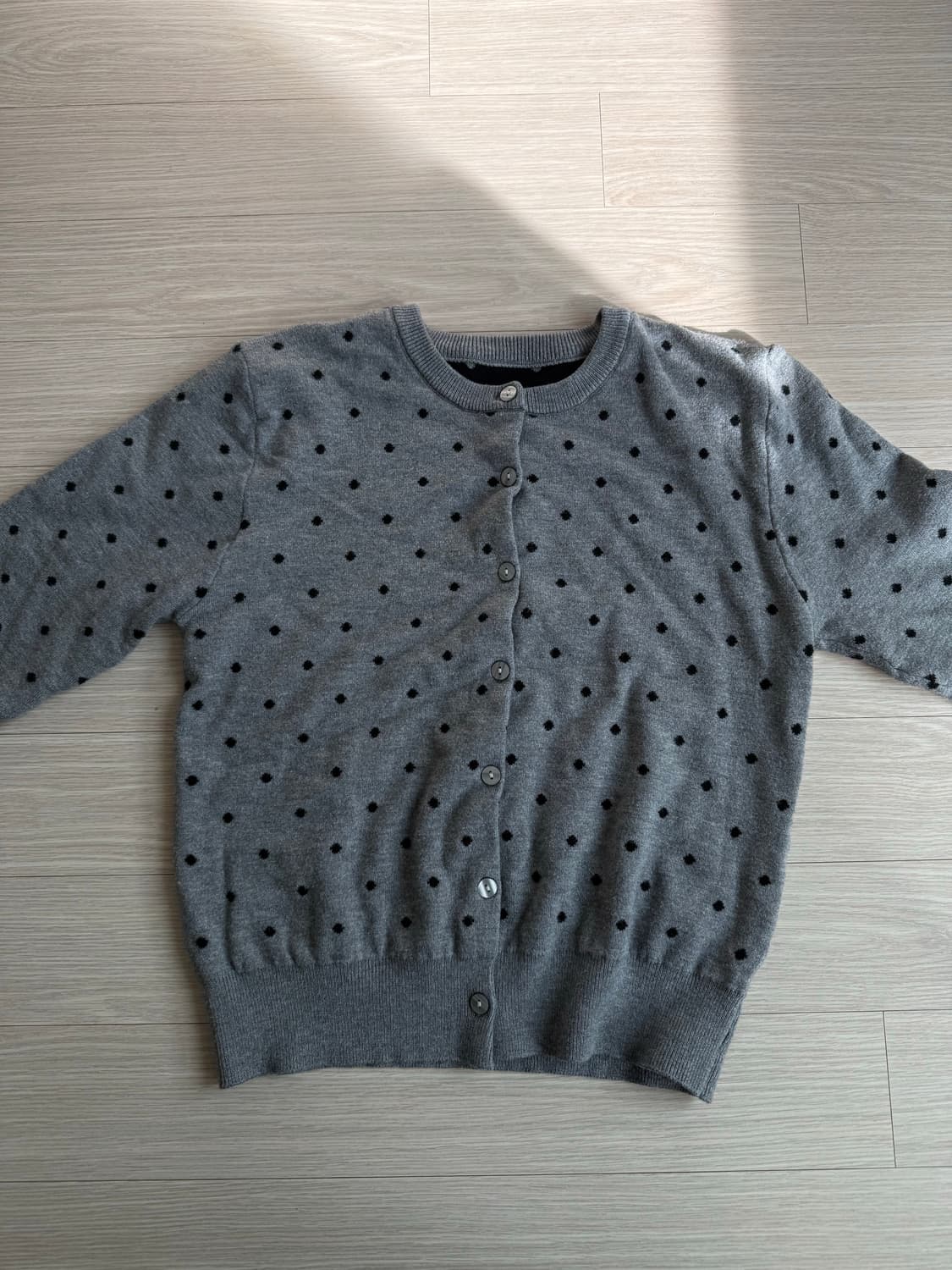 포르테나 도트 가디건 상품이미지4