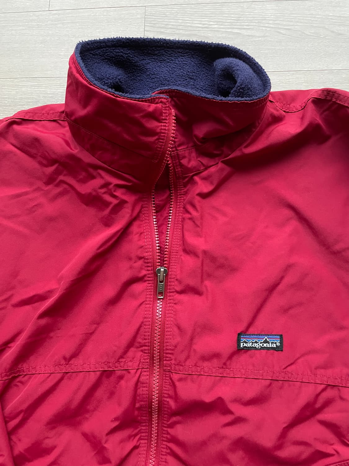 90s 파타고니아 쉘드 신칠라 봄버 자켓 레드 rare usa 상품이미지4
