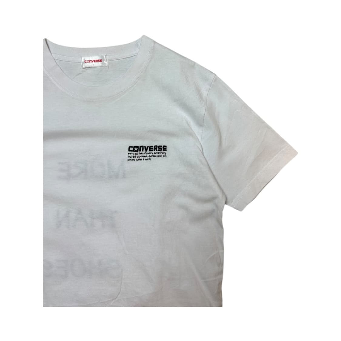 (S) 컨버스 JPN 백 프린팅 자수 반팔 티셔츠 T-021 상품이미지2