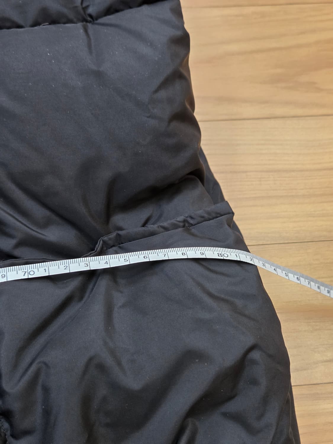 닥스 여성 롱패딩 판매합니다. 사이즈는 165인데, 가슴둘레는 76cm입 상품이미지3