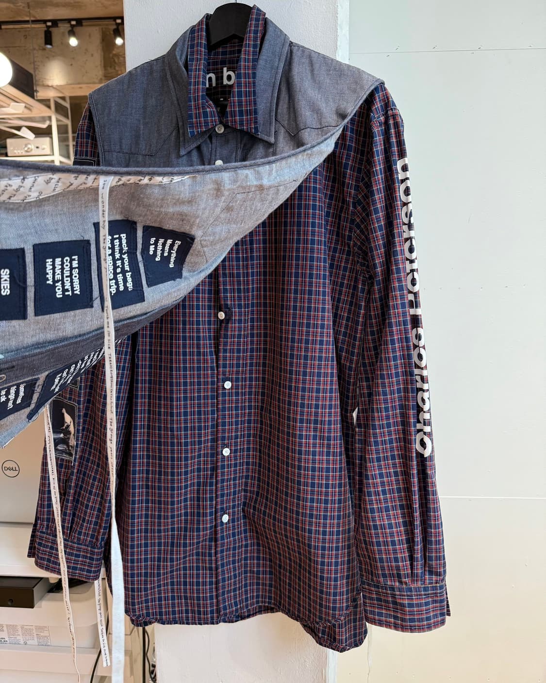 타카히로미야시타 더 솔로이스트 19SS 커트코베인 180도 리버시블 셔츠 상품이미지5