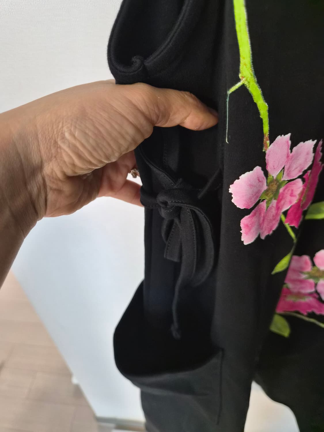 꽃 자수 브이넥 조끼 베스트 상품이미지4