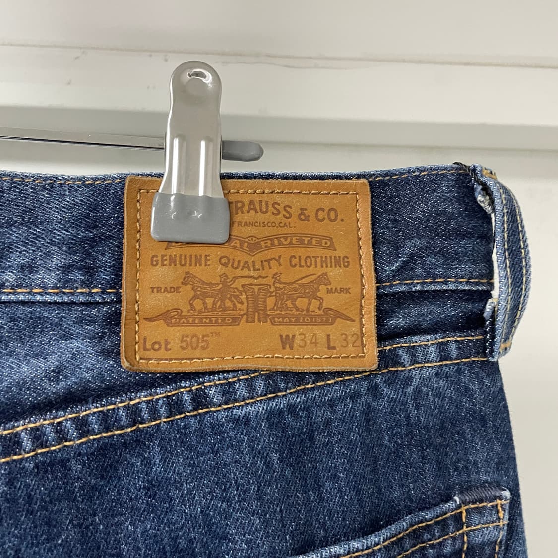 리바이스 505 데님 팬츠 W34 L32 상품이미지4