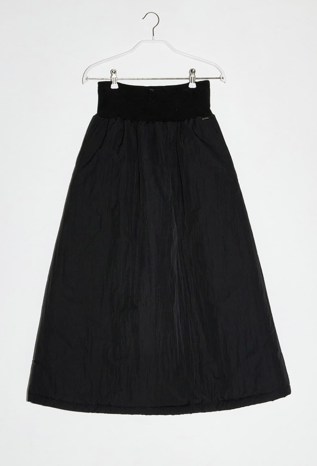 엔오르 패디드 볼륨 스커트 블랙 상품이미지1