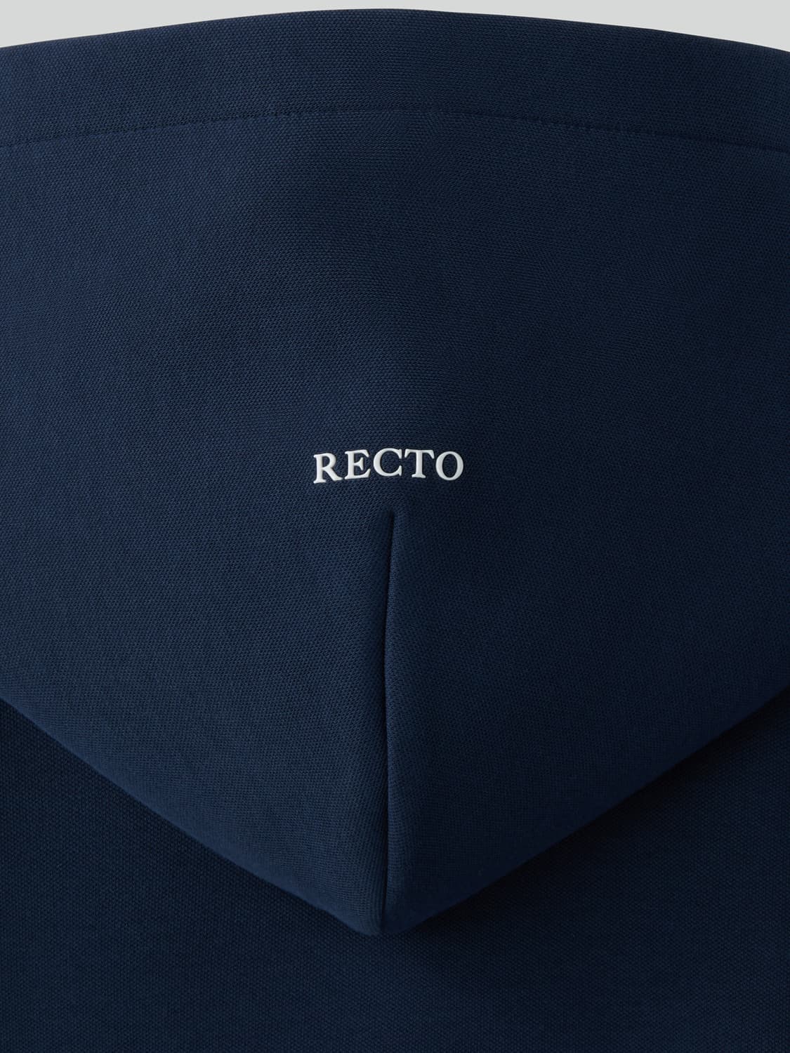 렉토 로고 디테일 후드 집업 네이비 상품이미지3