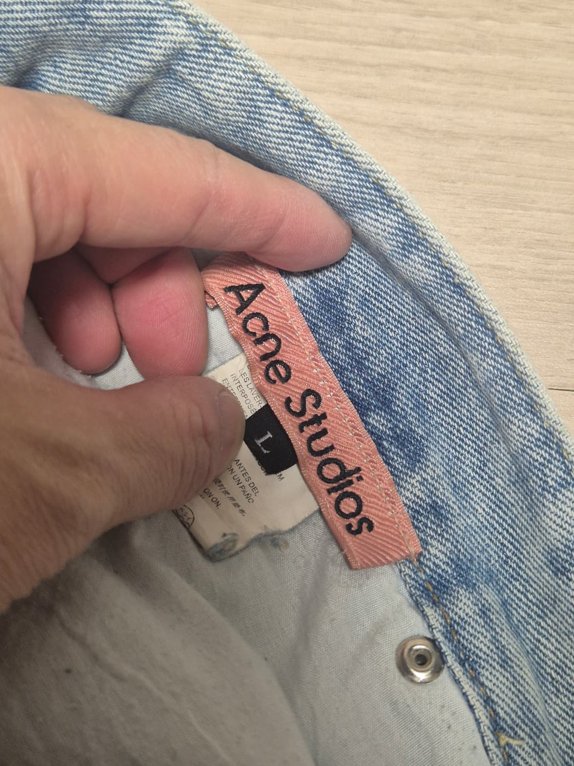 아크네 청바지 라이트데님 상품이미지4