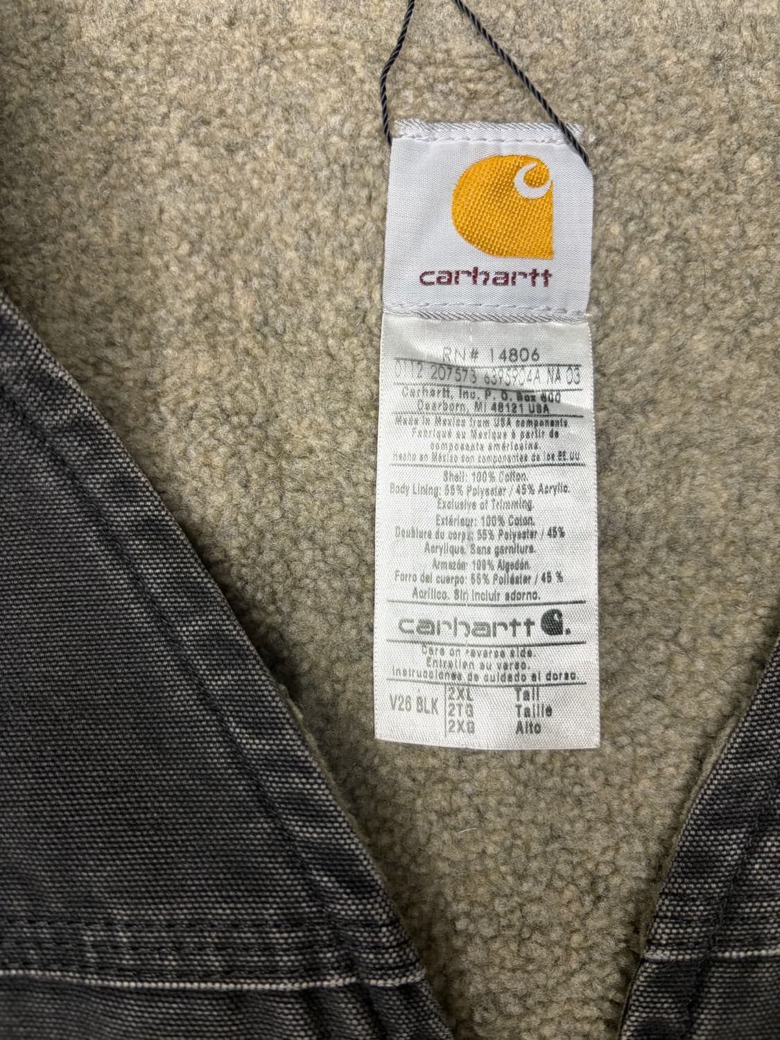 10s 칼하트 v26 blk vest 블랙 워크 베스트 상품이미지5