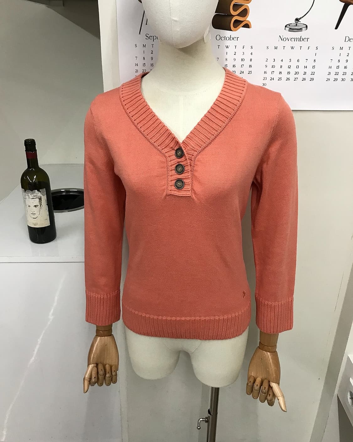 버버리 로고 금장 니트 상품이미지7