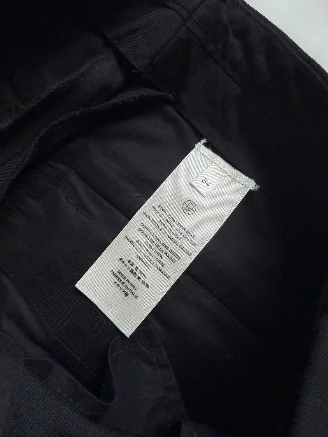 [34] 더 로우 블랙 팬츠 therow 상품이미지4