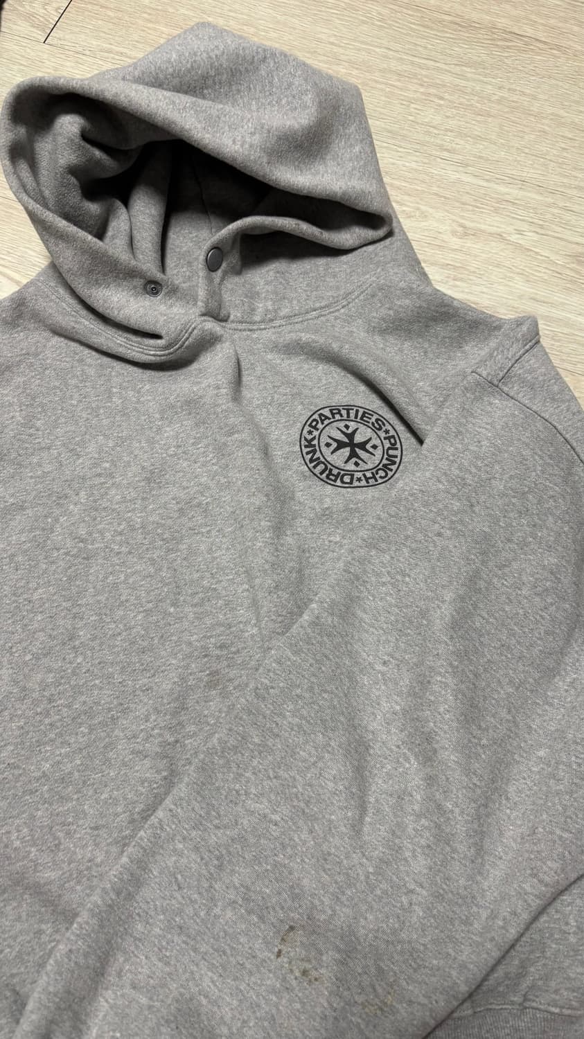 펀치드렁크파티즈 후드 그레이 1사이즈 상품이미지2