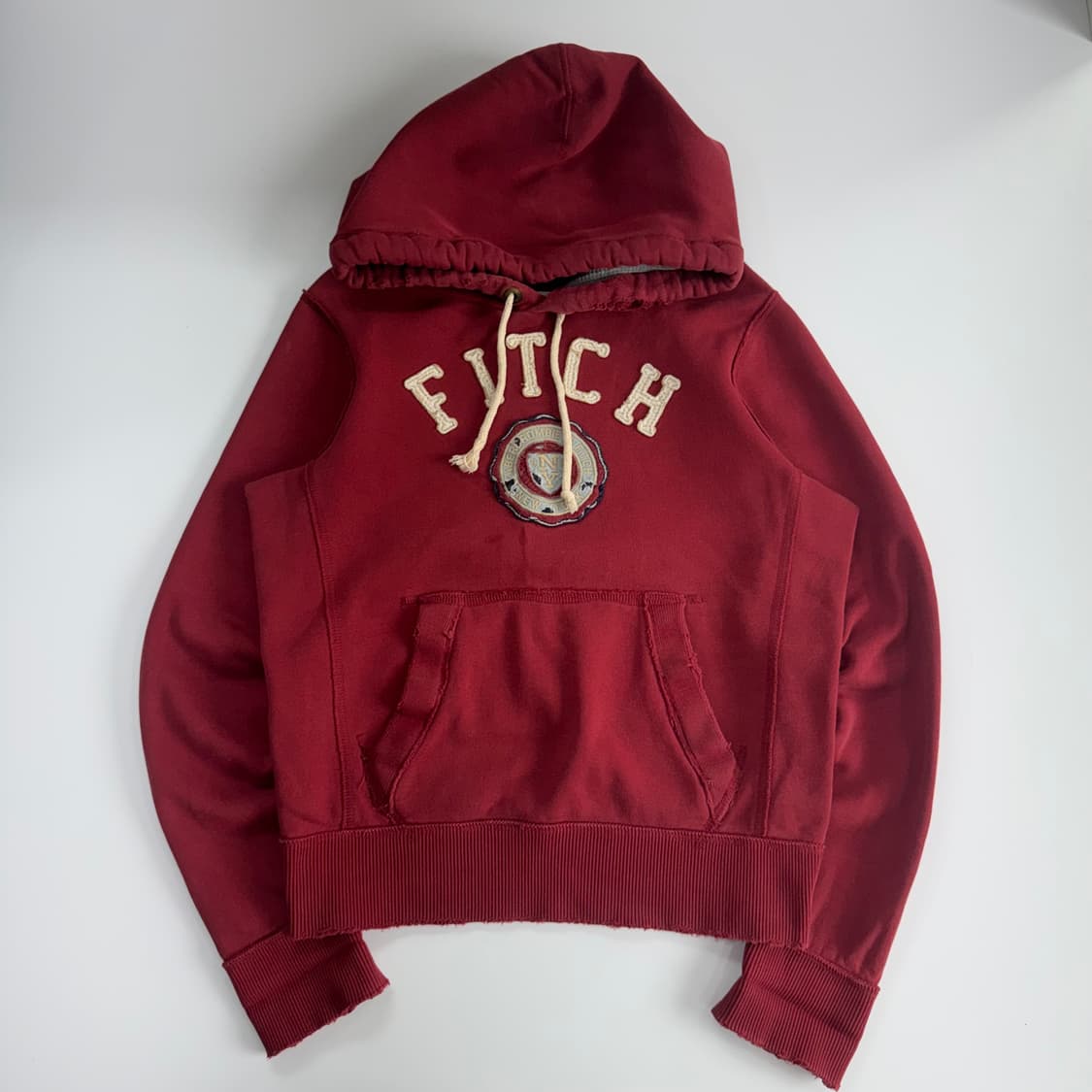 Abercrombie 아베크롬비 버건디 후드티 상품이미지3