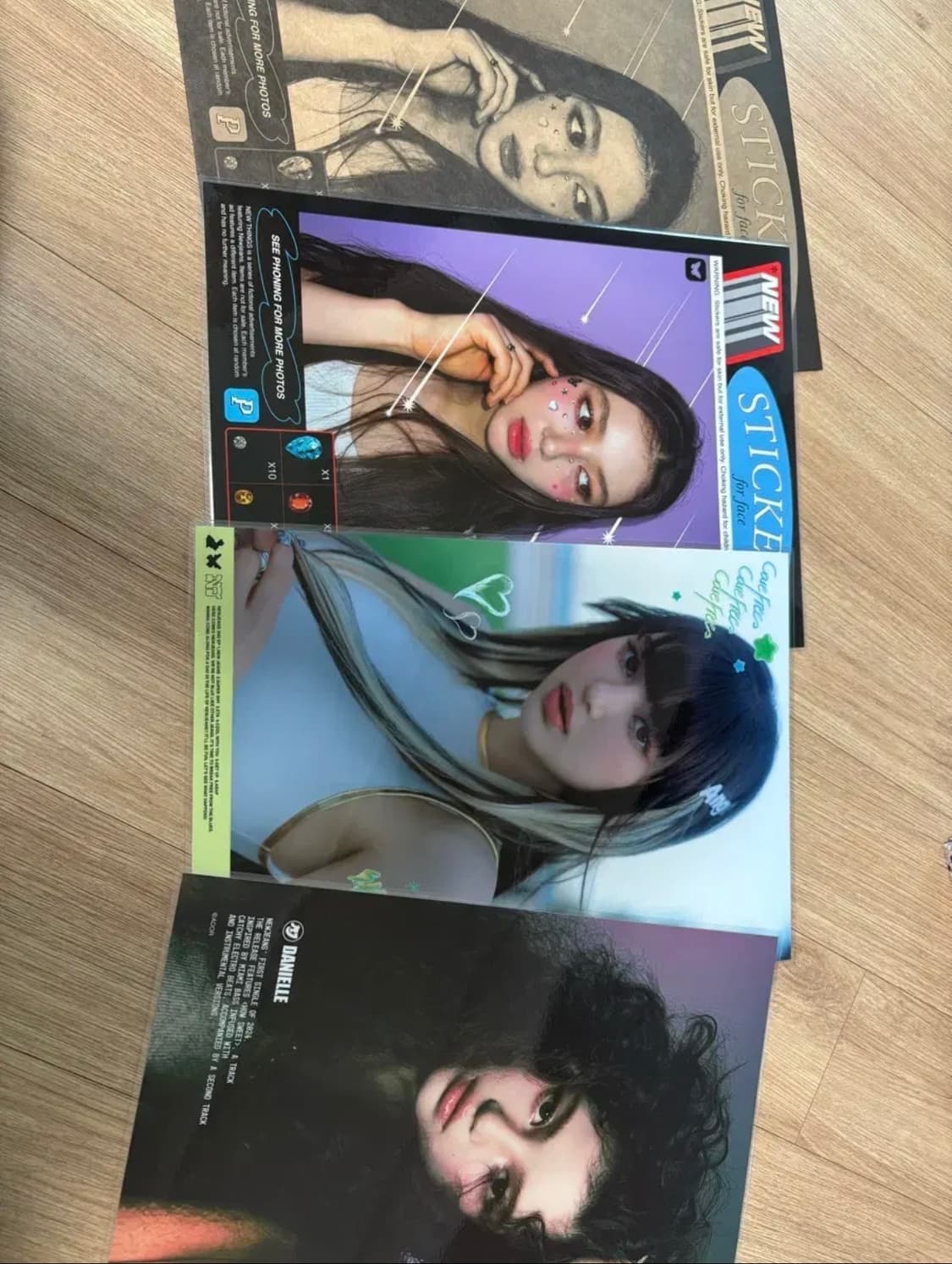 (일괄)뉴진스 다니엘 앨범 노트보드 단순개봉 상품이미지2