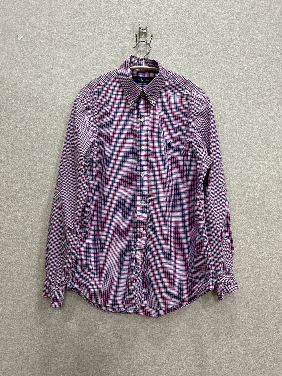 폴로 커스텀슬림핏 체크 셔츠 상품이미지2