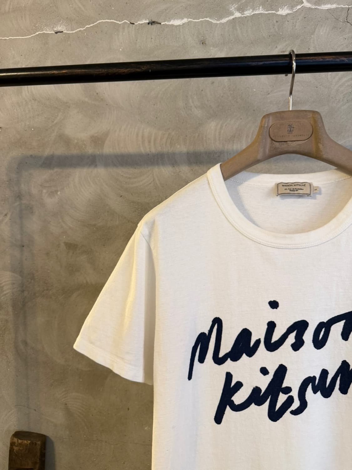 메종키츠네 레터링 티셔츠 100 상품이미지2